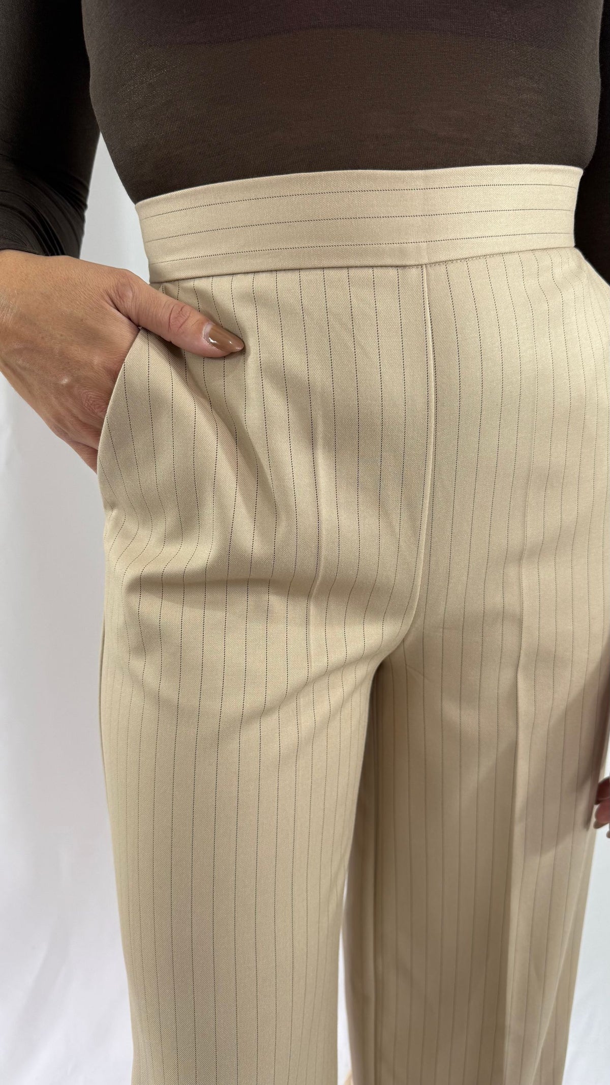 Pantalone gessato Silence limited
