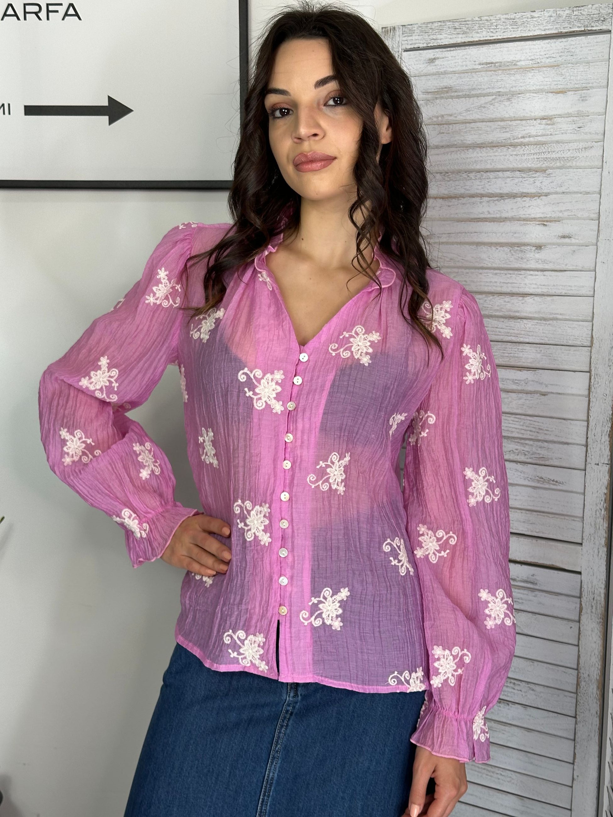 Camicia in mussola Molly Bracken