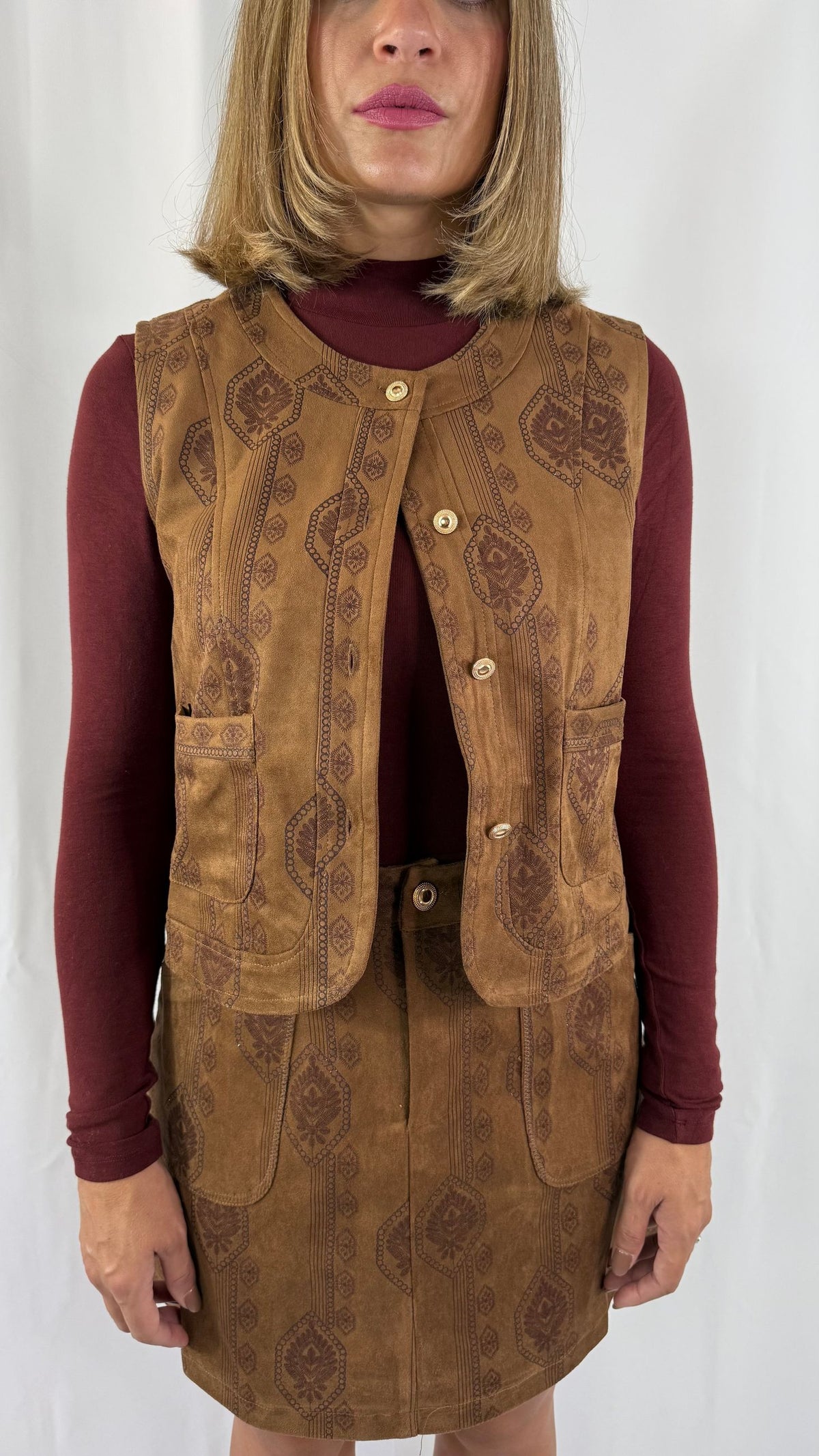 Gilet in suede Molly Bracken