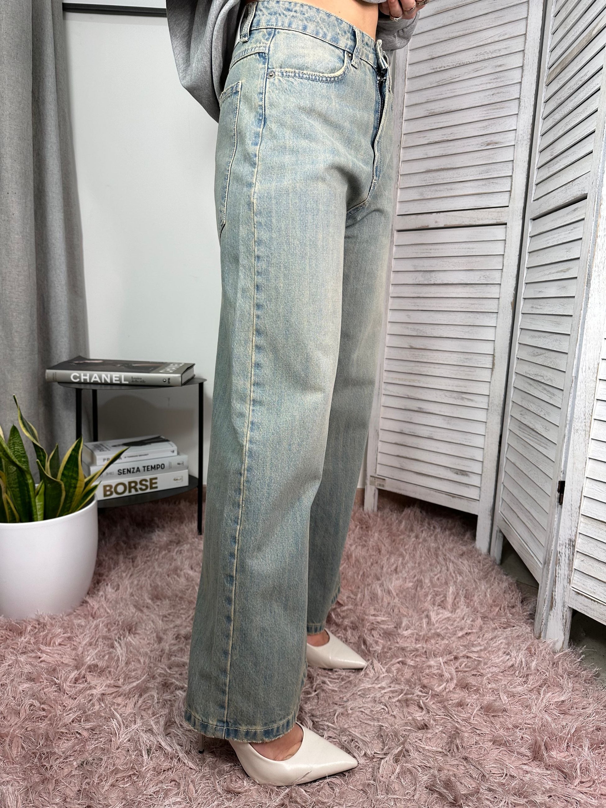 Jeans a palazzo Peperosa