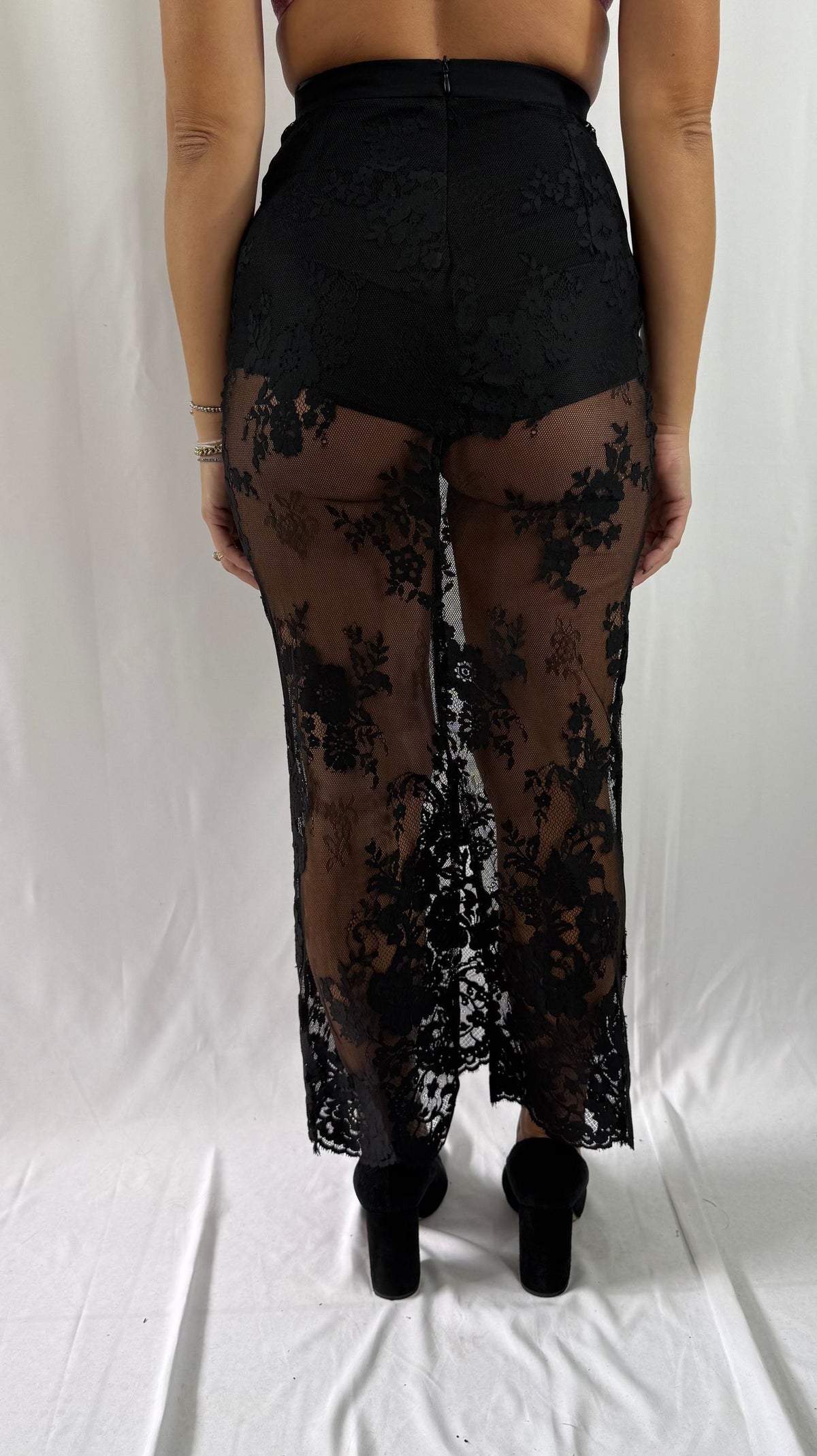 Gonna lunga in pizzo Silence limited