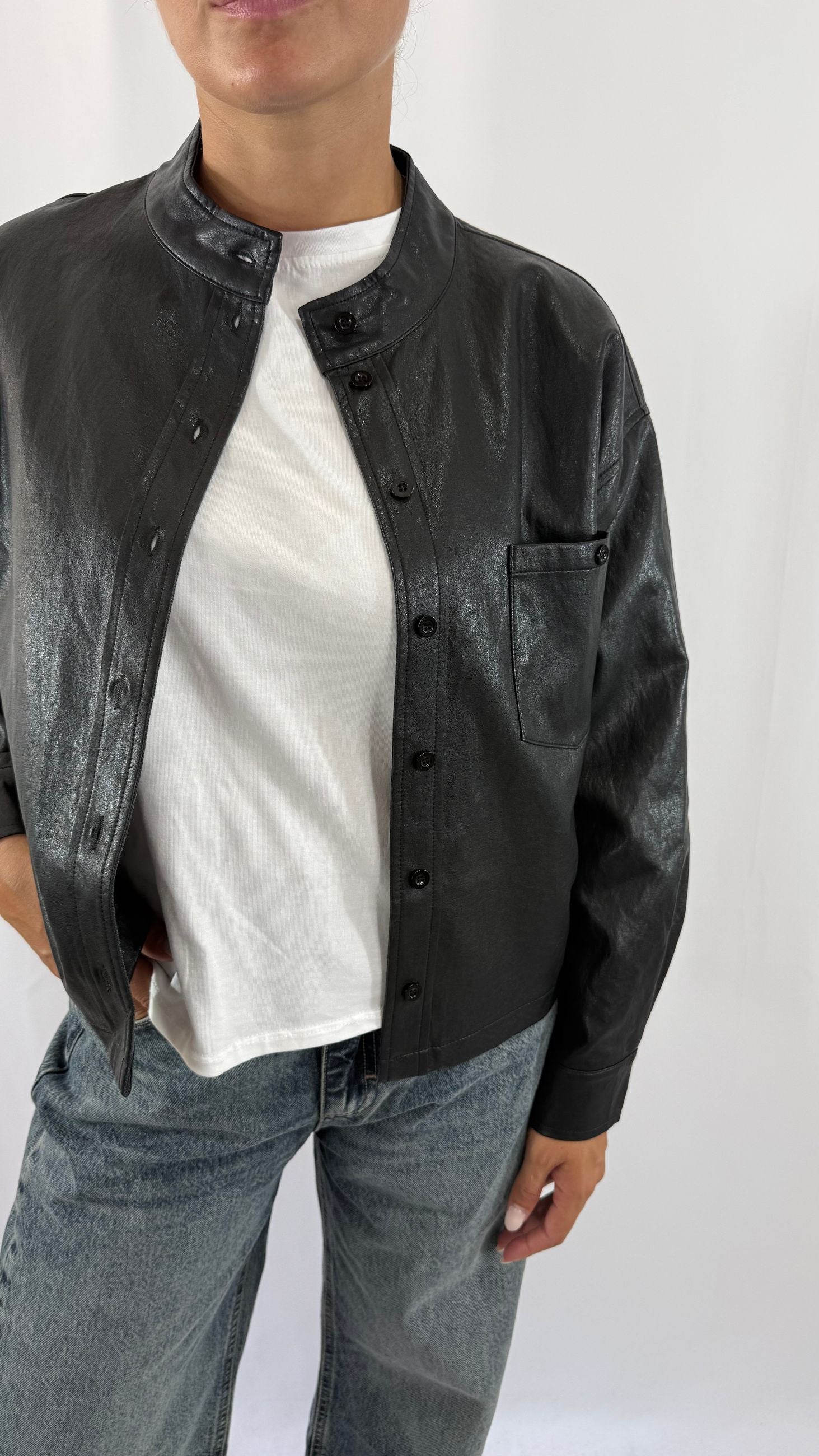 Camicia in simil pelle Molly Bracken