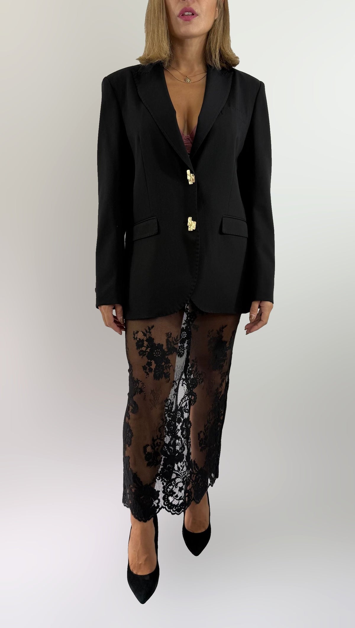 Blazer nero Silence limited