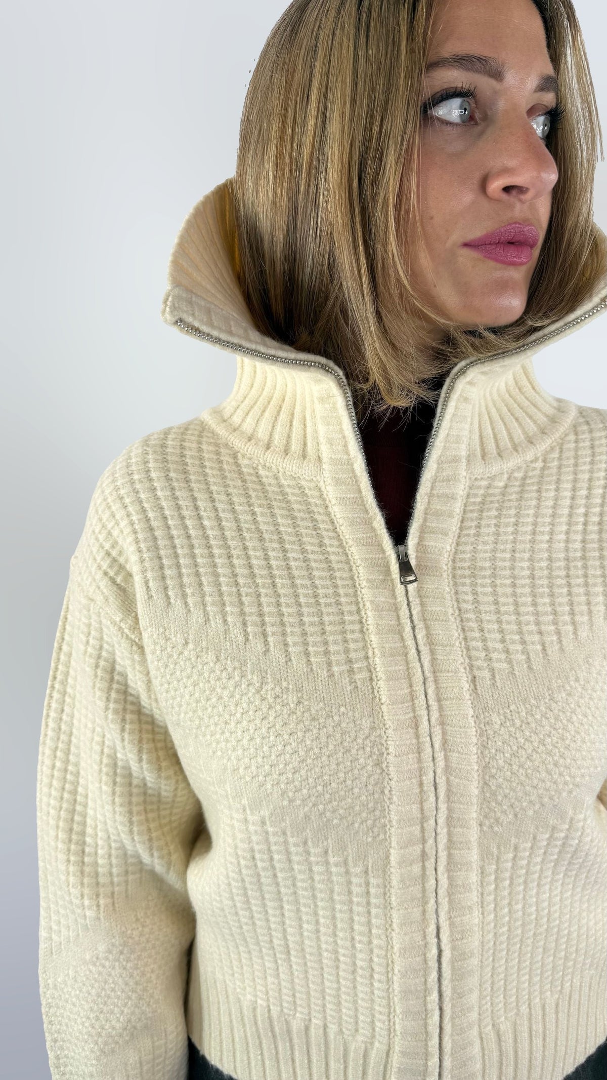 Cardigan zip Molly Bracken – foto 2