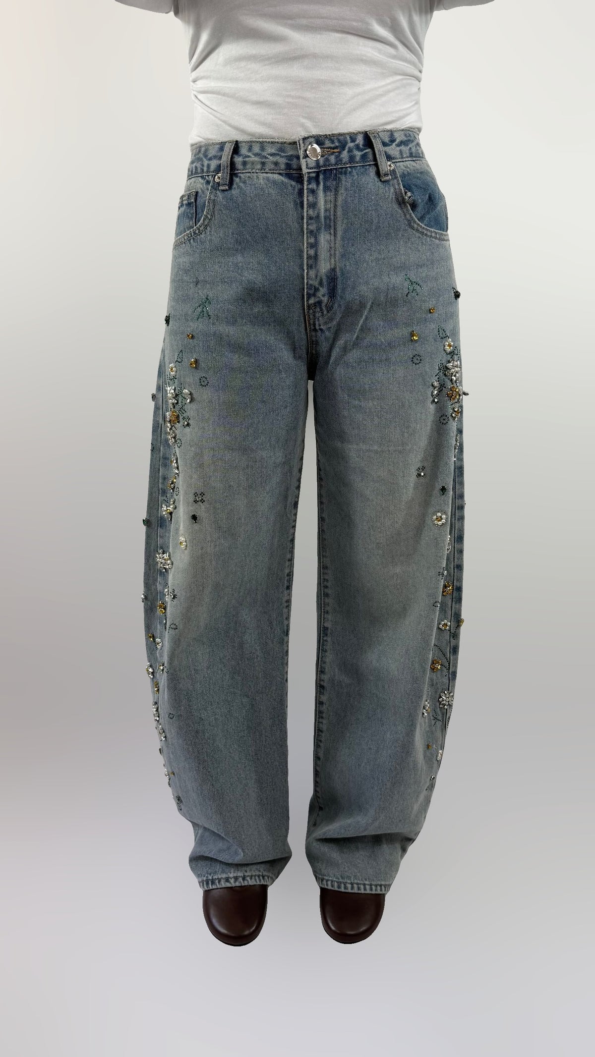 Jeans con pietre Safé Concept Store