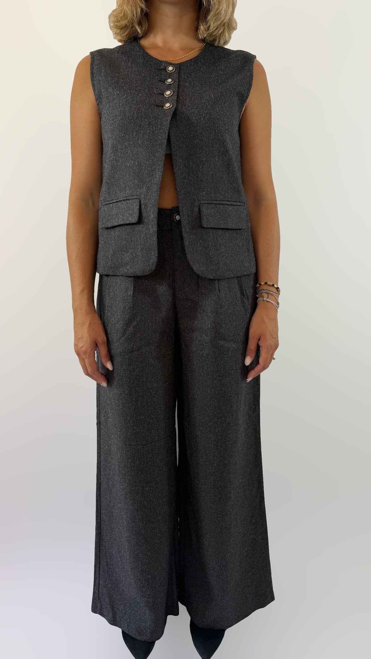 Pantalone grigio Molly Bracken