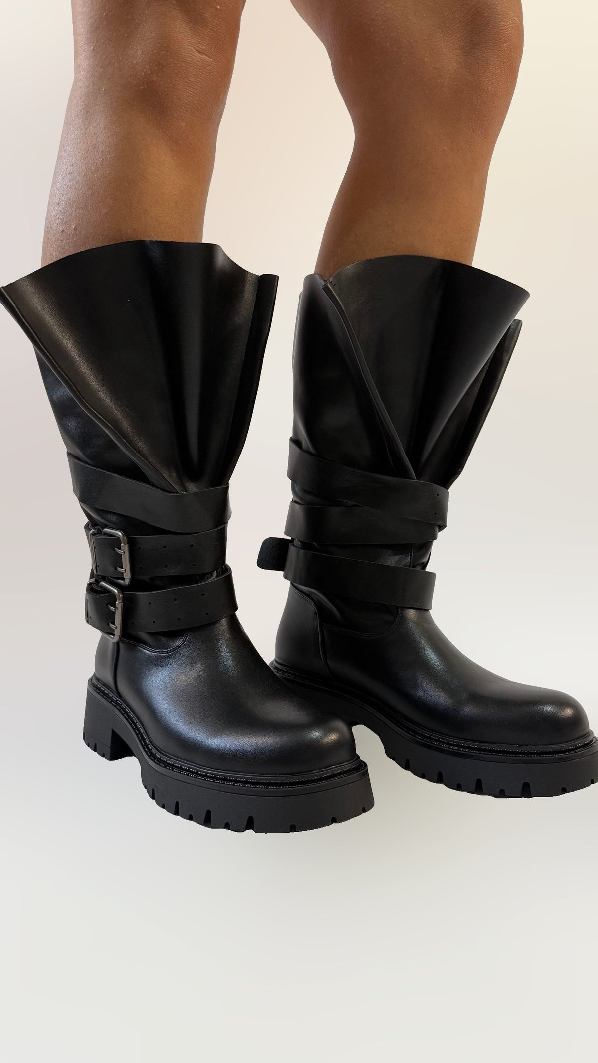Anfibio nero similpelle Safe Concept Store