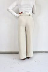 MOLLY BRACKEN Pantalone a costine vita alta
