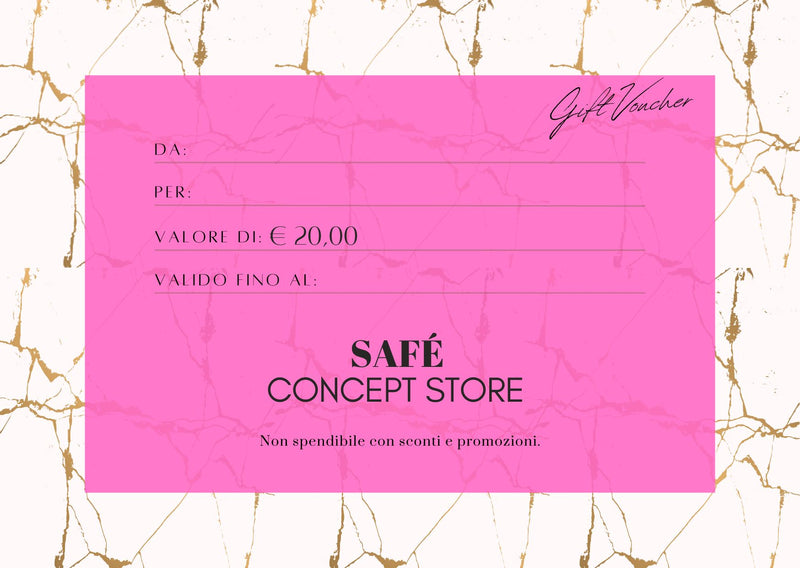 Safe' Concept Store Gift Card 20€