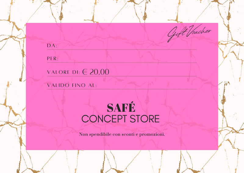 Safe' Concept Store Gift Card 20€