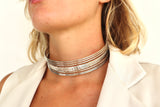 SAFE' CONCEPT STORE Collana rigida con fascia centrale