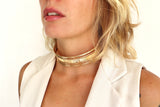 SAFE' CONCEPT STORE Collana rigida con fascia centrale