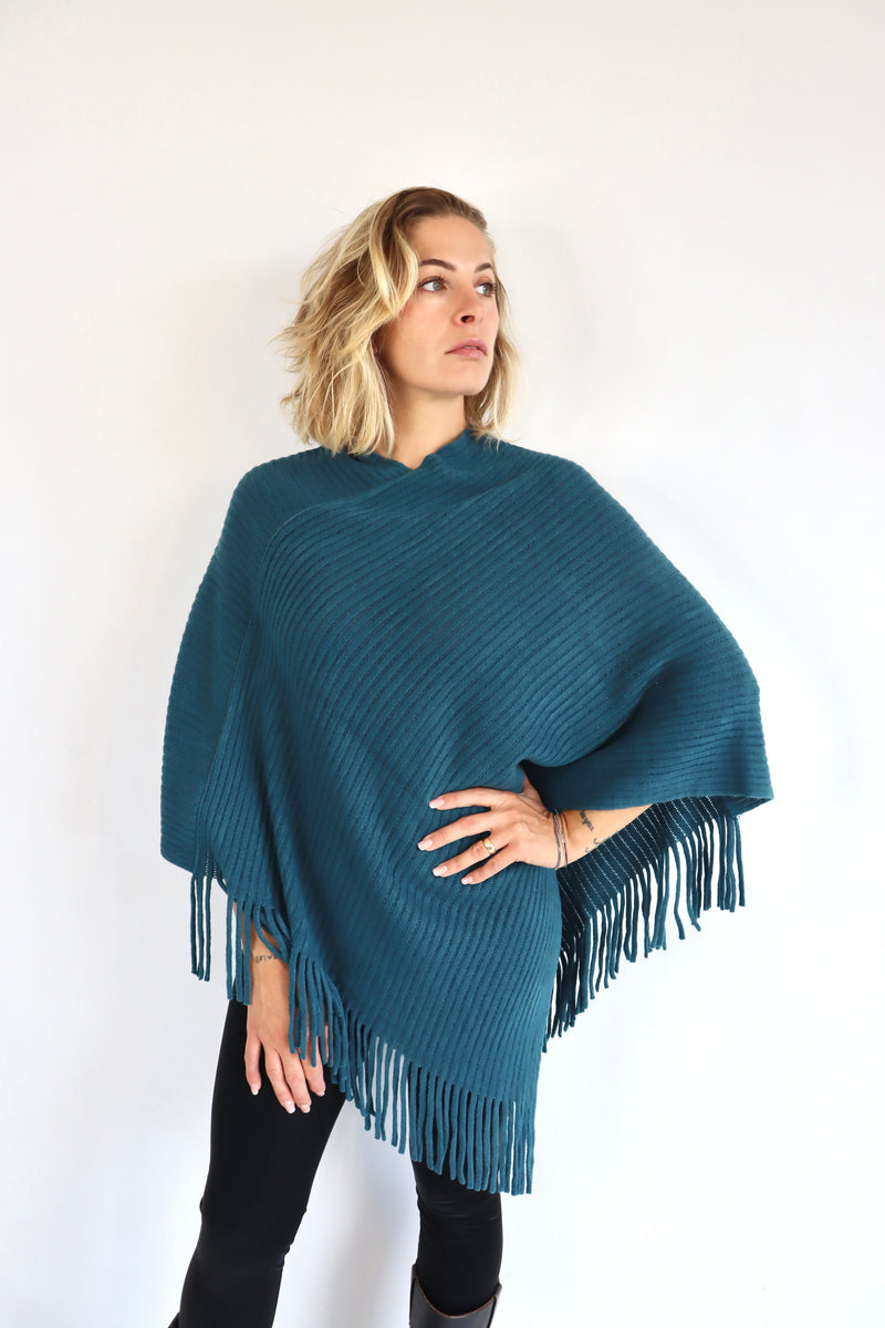 MOLLY BRACKEN Poncho a triangolo