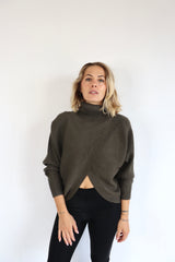 MOLLY BRACKEN Maglione con apertura diagonale