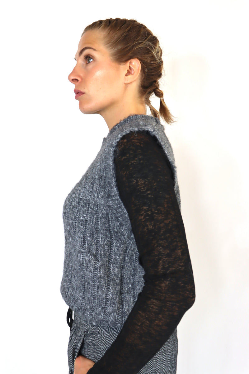 MOLLY BRACKEN Gilet lavorazione a maglia