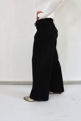 MOLLY BRACKEN Pantalone a costine vita alta