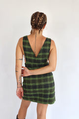 MOLLY BRACKEN Abito corto scozzese coordinato