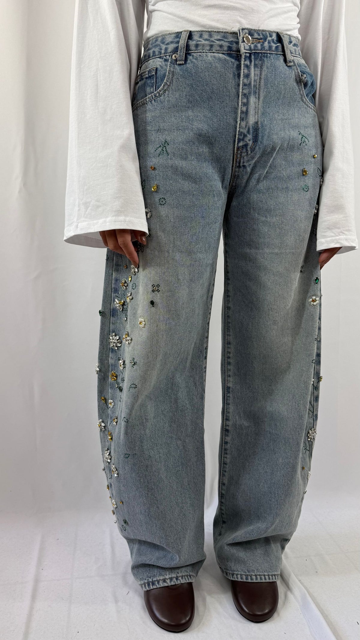 Jeans con pietre Safe Concept Store