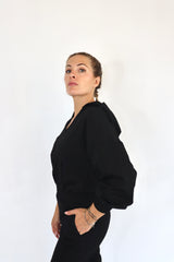 MOLLY BRACKEN Felpa con scollo a V coordinato