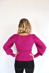 MOLLY BRACKEN Maglia con apertura davanti