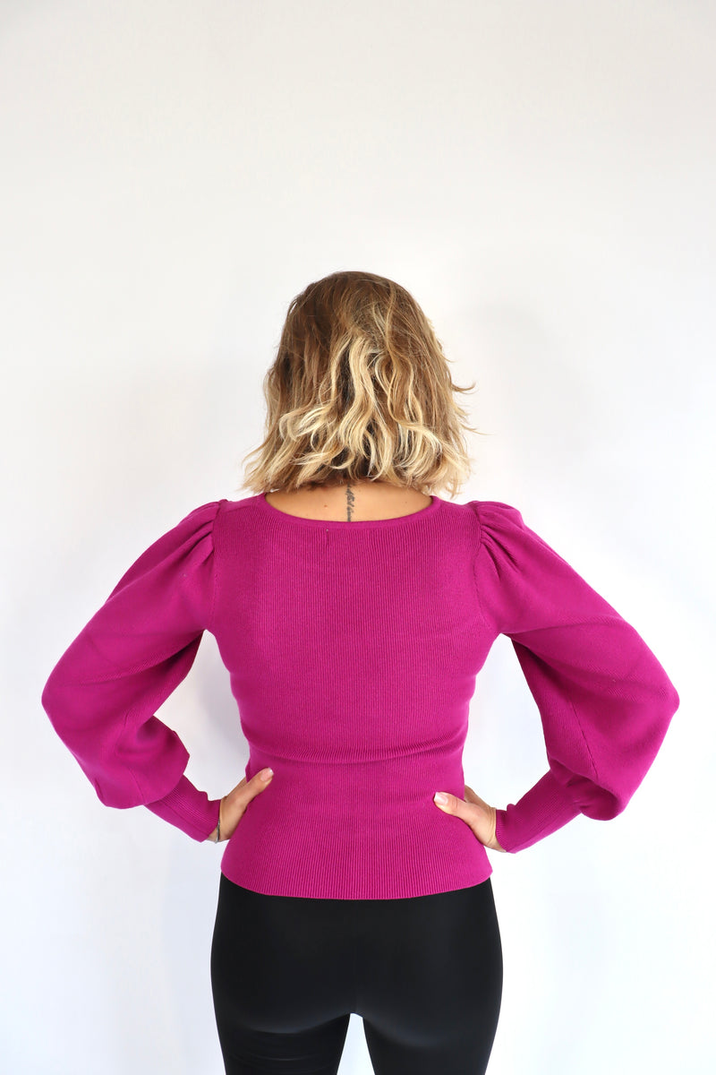 MOLLY BRACKEN Maglia con apertura davanti