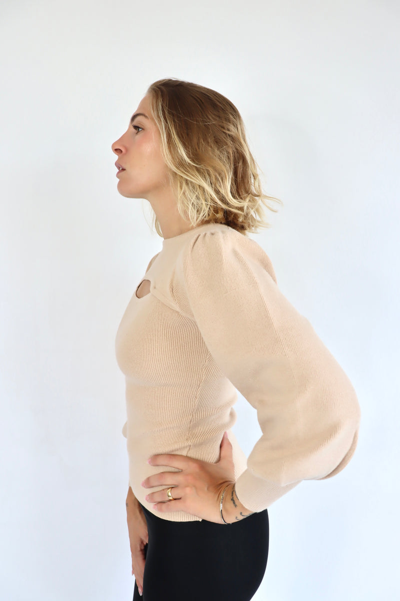 MOLLY BRACKEN Maglia con apertura davanti