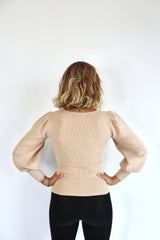 MOLLY BRACKEN Maglia con apertura davanti