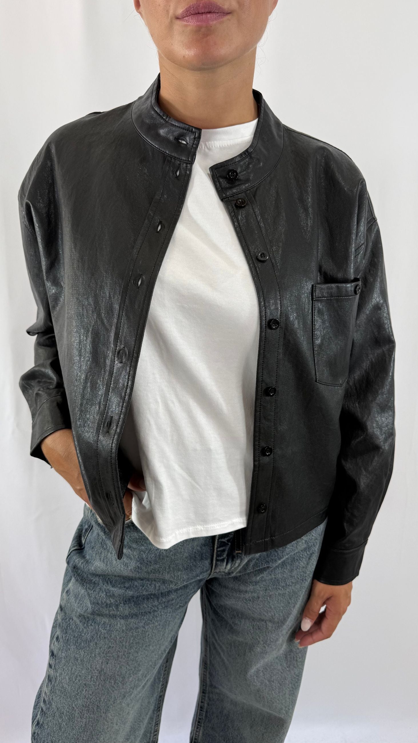 Camicia in simil pelle Molly Bracken