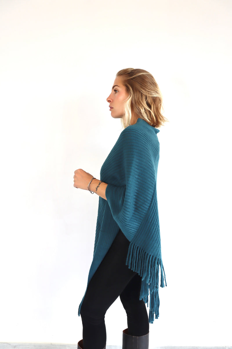 MOLLY BRACKEN Poncho a triangolo
