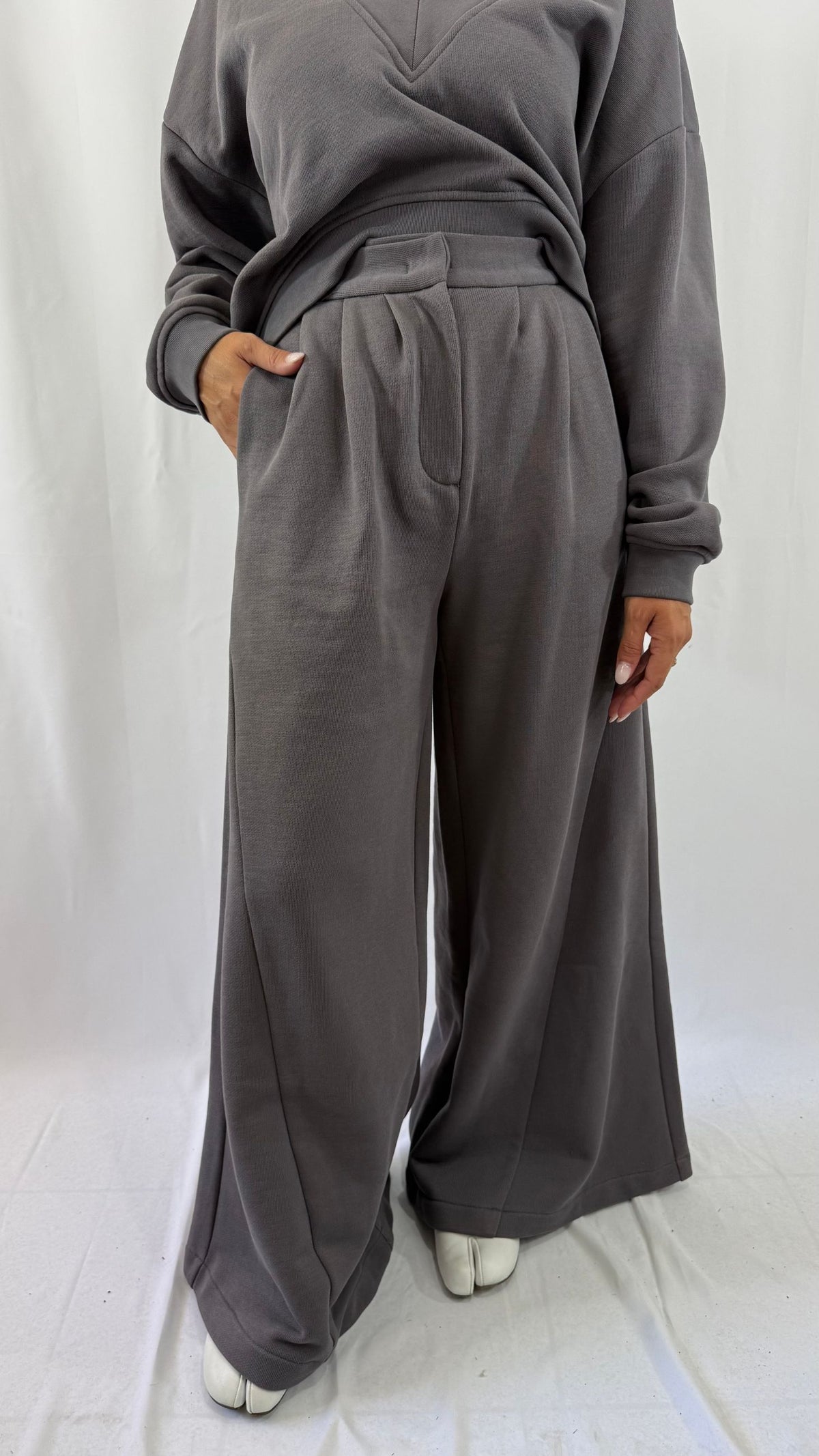 Pantalone tuta grigio Silence Limited