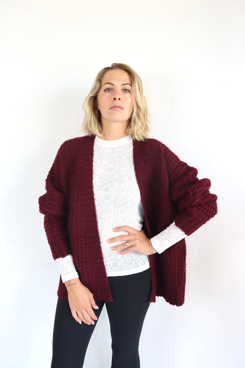 MOLLY BRACKEN Cardigan lavorato a maglia