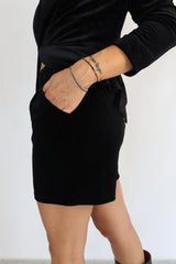 MOLLY BRACKEN Pantaloncino in velluto coordinato