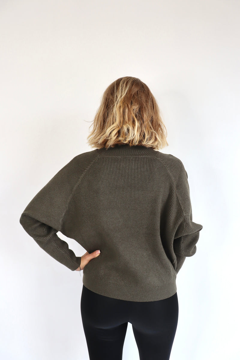 MOLLY BRACKEN Maglione con apertura diagonale