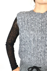MOLLY BRACKEN Gilet lavorazione a maglia