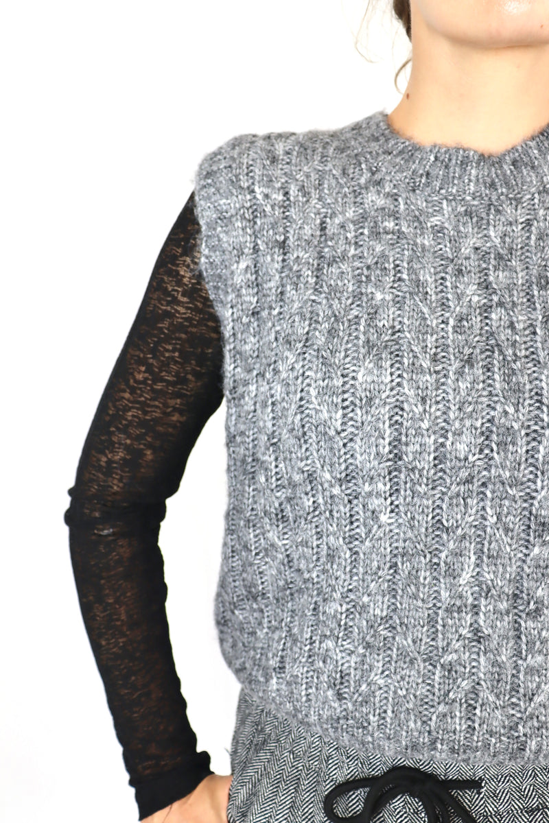 MOLLY BRACKEN Gilet lavorazione a maglia