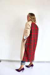 PEPEROSA Trench Tartan