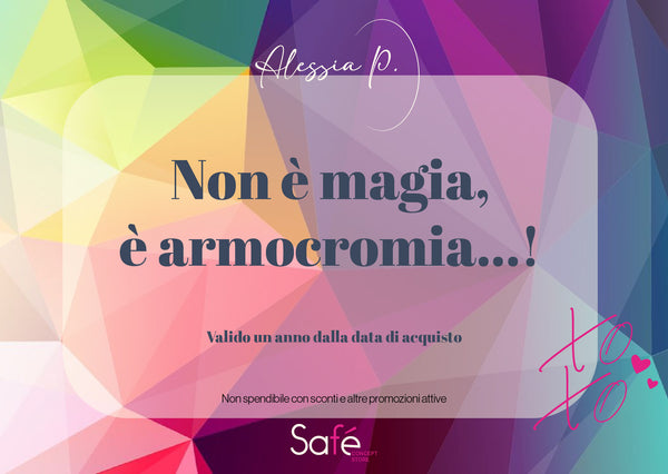 REGALATI UN BUONO DI ARMOCROMIA