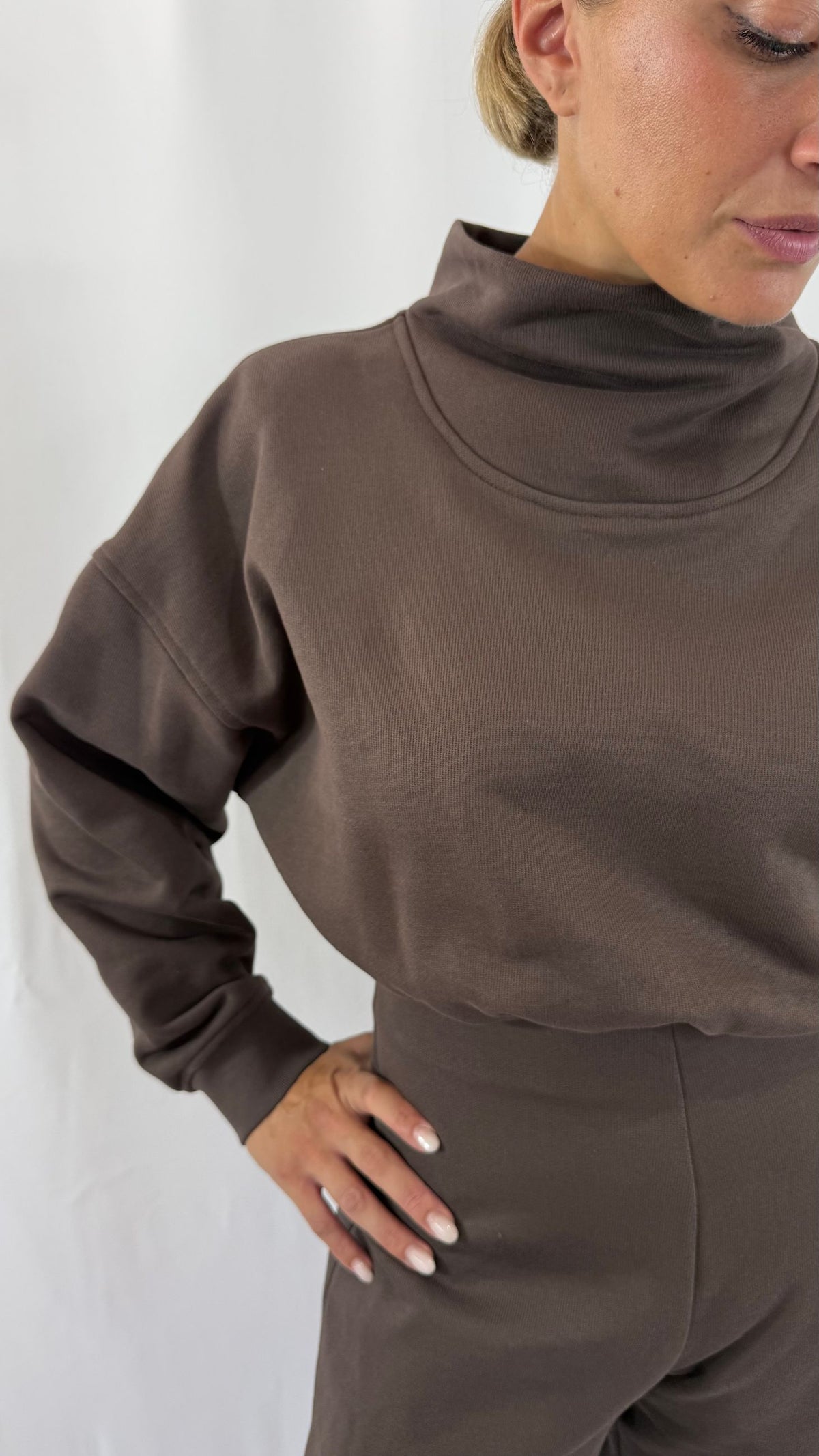 Felpa crop Silence Limited