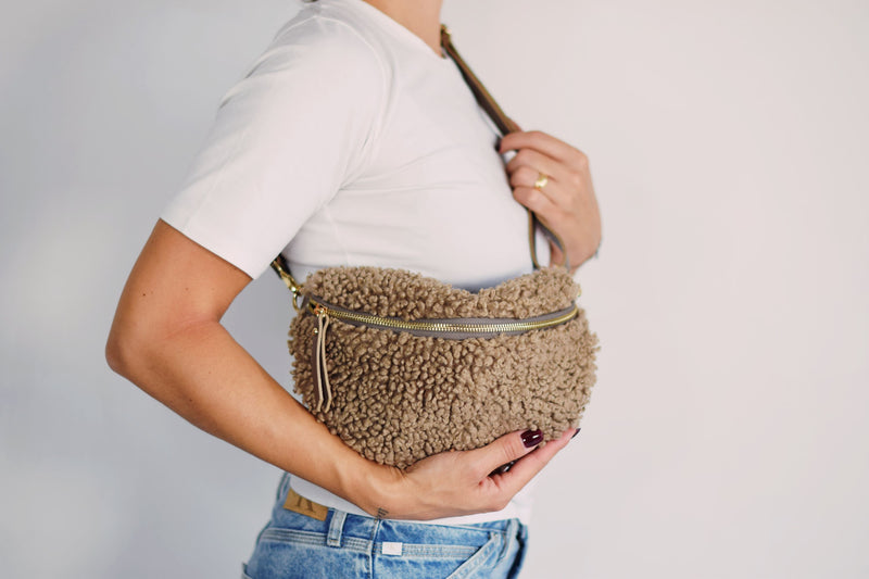 SAFE' CONCEPT STORE Borsa Mezza luna in lana