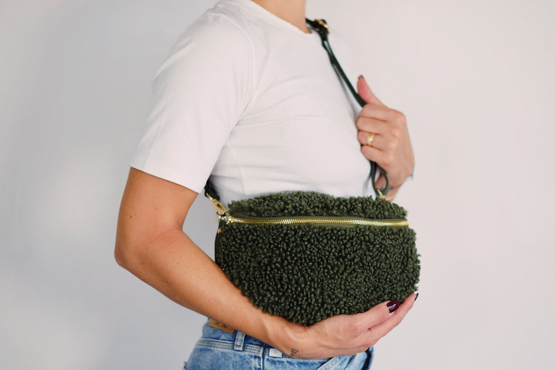 SAFE' CONCEPT STORE Borsa Mezza luna in lana