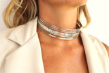 SAFE' CONCEPT STORE Collana rigida con fascia centrale