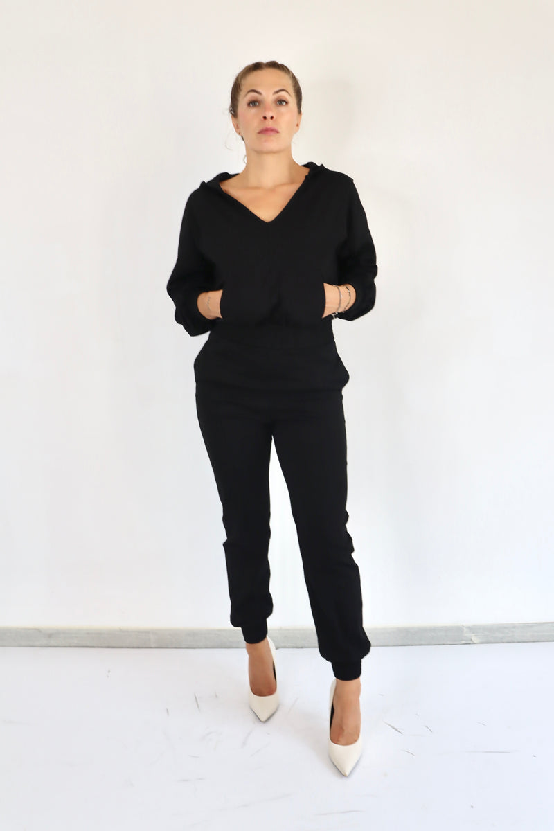 MOLLY BRACKEN Pantalone completo tuta coordinato