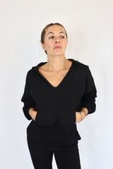 MOLLY BRACKEN Felpa con scollo a V coordinato