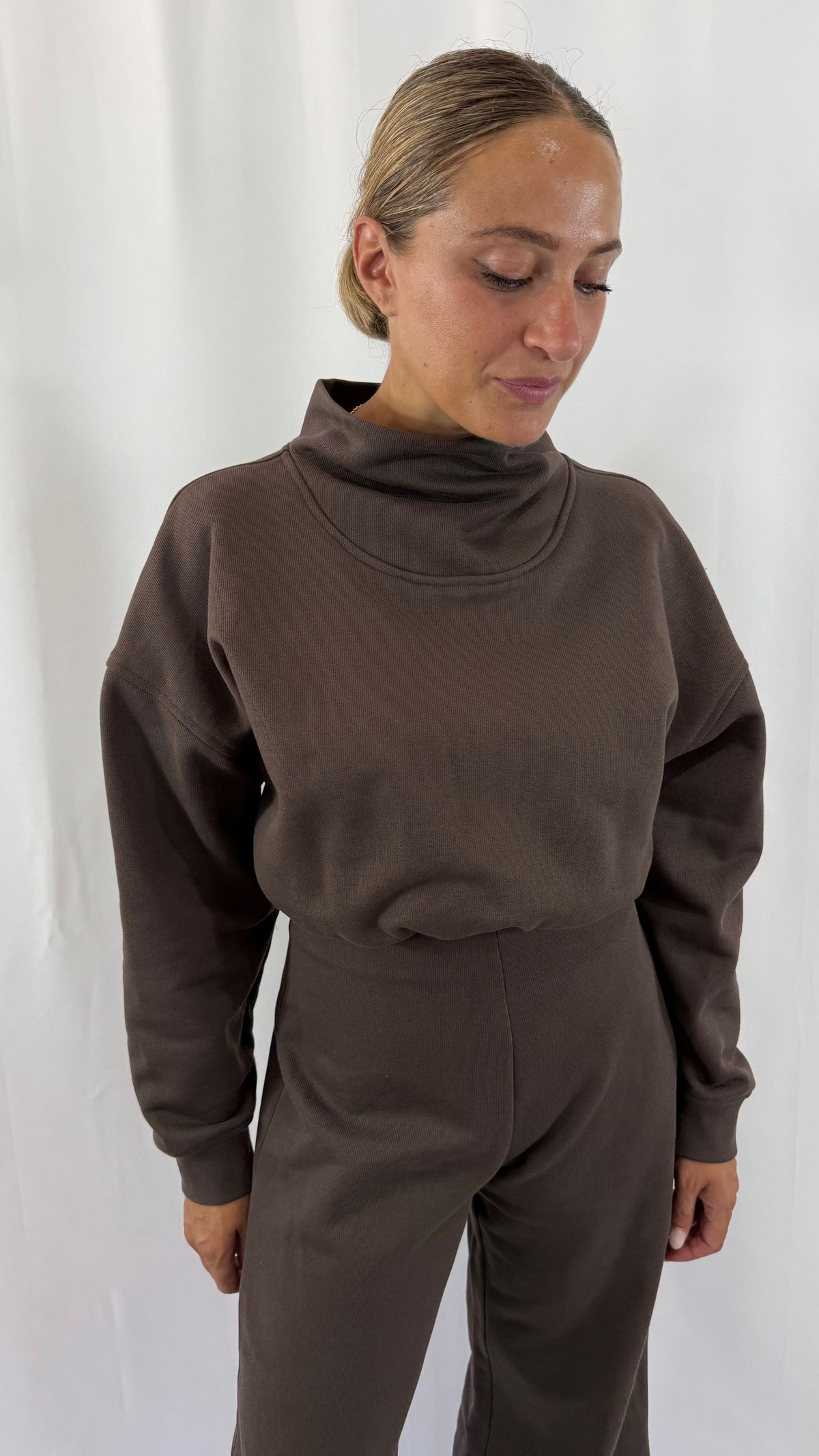 Felpa crop Silence Limited