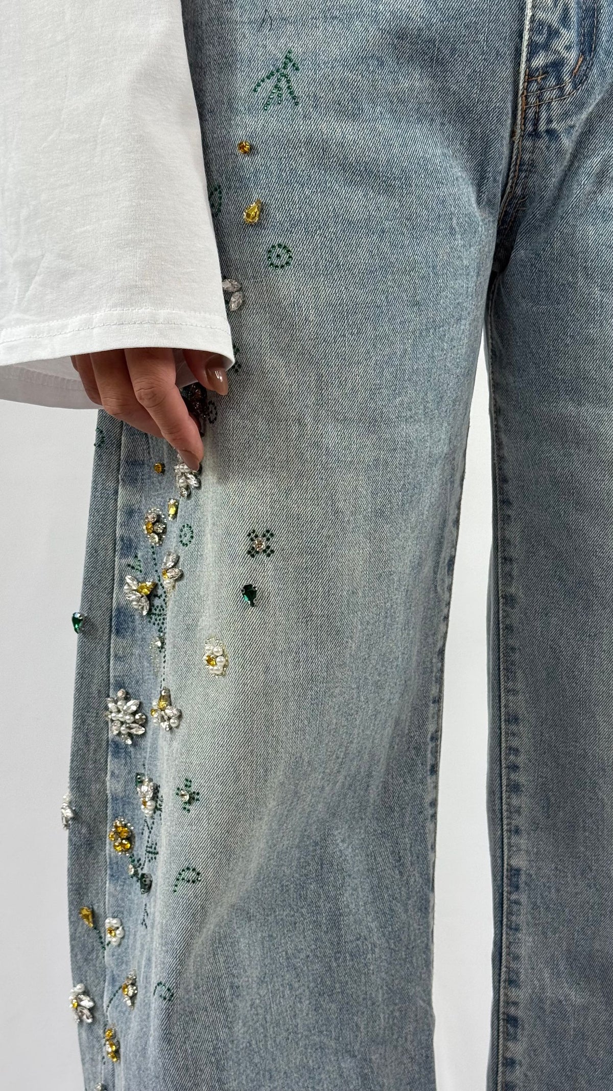 Jeans con pietre Safe Concept Store