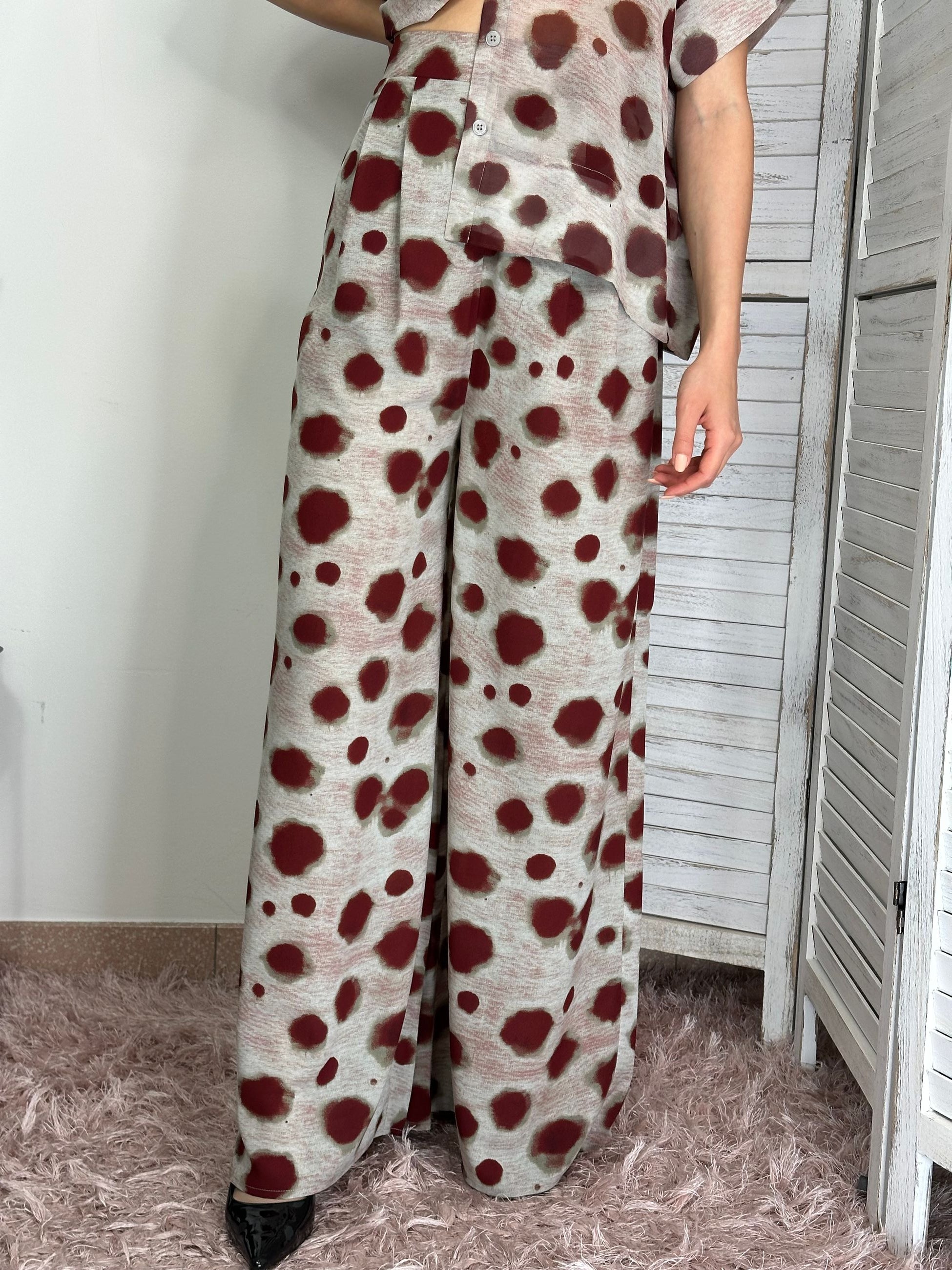 Pantalone molla in vita a fantasia Anonyme Designers