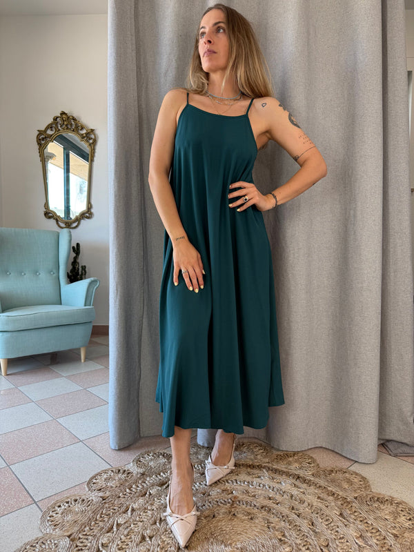 Abito midi verde Molly Bracken