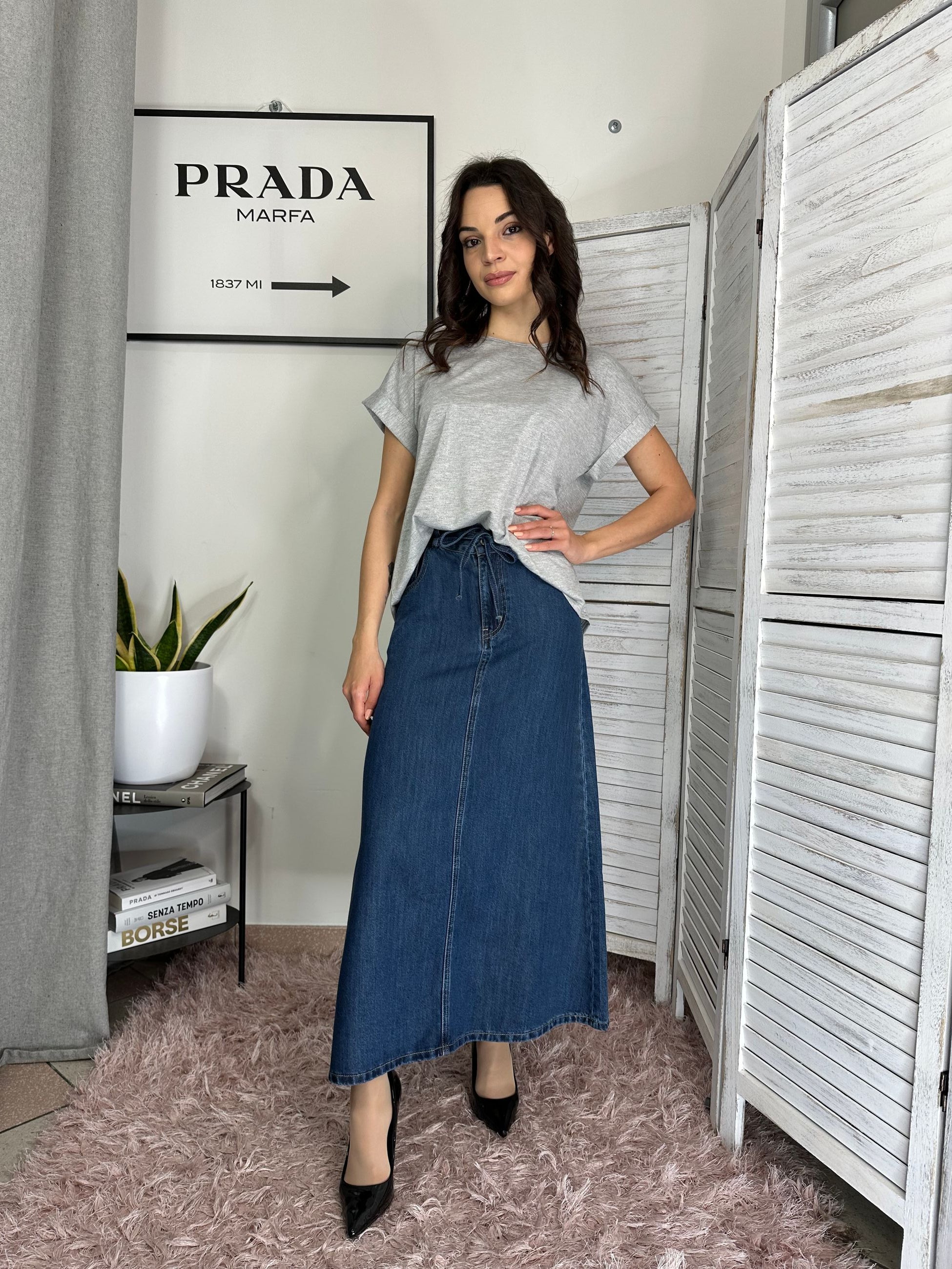 Gonna in denim Molly Bracken