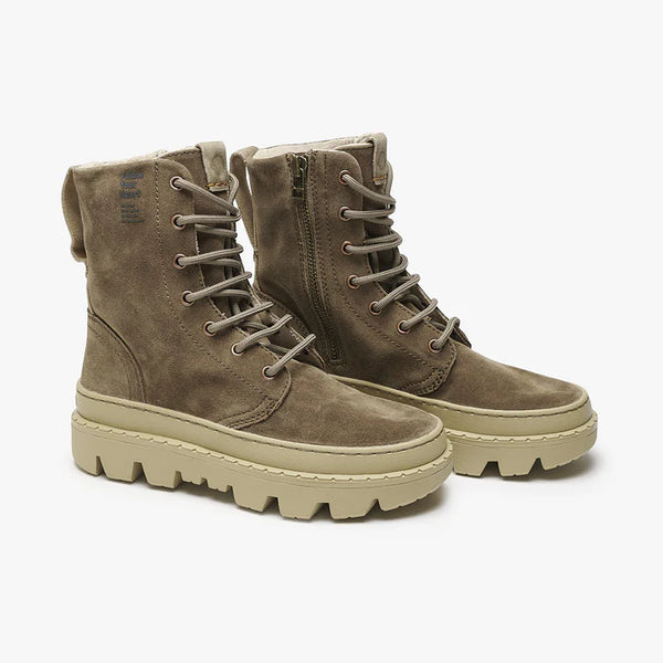 SATORISAN Unalome Laces Suede Anfibio con lacci