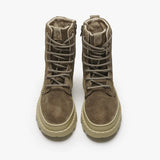 SATORISAN Unalome Laces Suede Anfibio con lacci